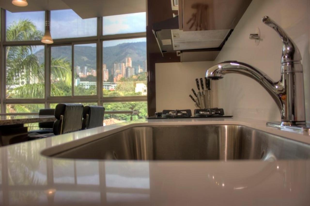 Apartamento Lleras Ac Hot Tub Medellín Eksteriør bilde